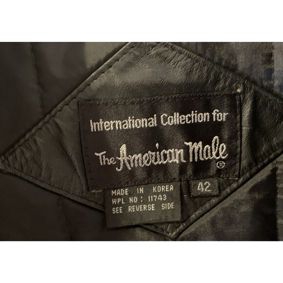 International Collection Other - Motorcycle Jacket Insulated Studded Leather International Collection Sz42 Vtg